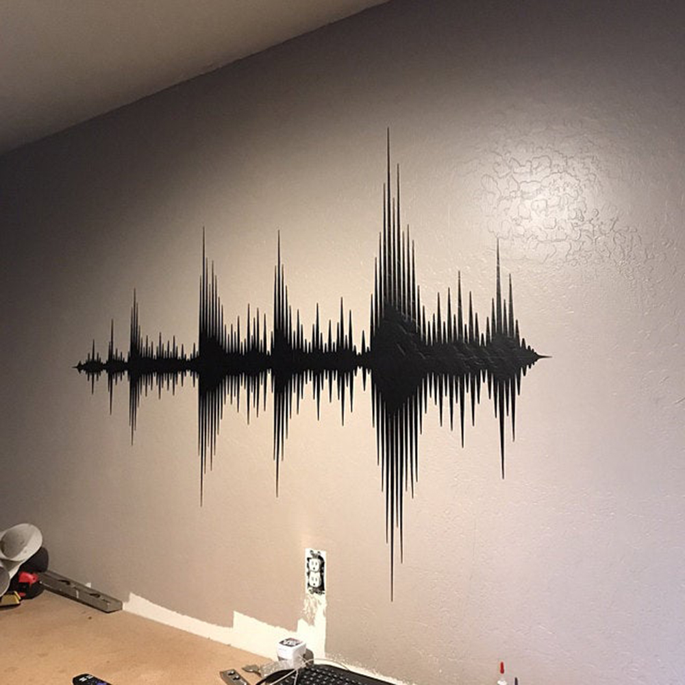 Audio Wave Wall Decal Sound Wa - Audio Music Wave recension och pris