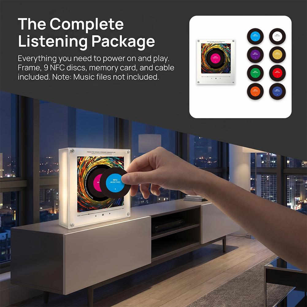 NFC Sensing Song Player Night  - Music Song Audio recension och pris
