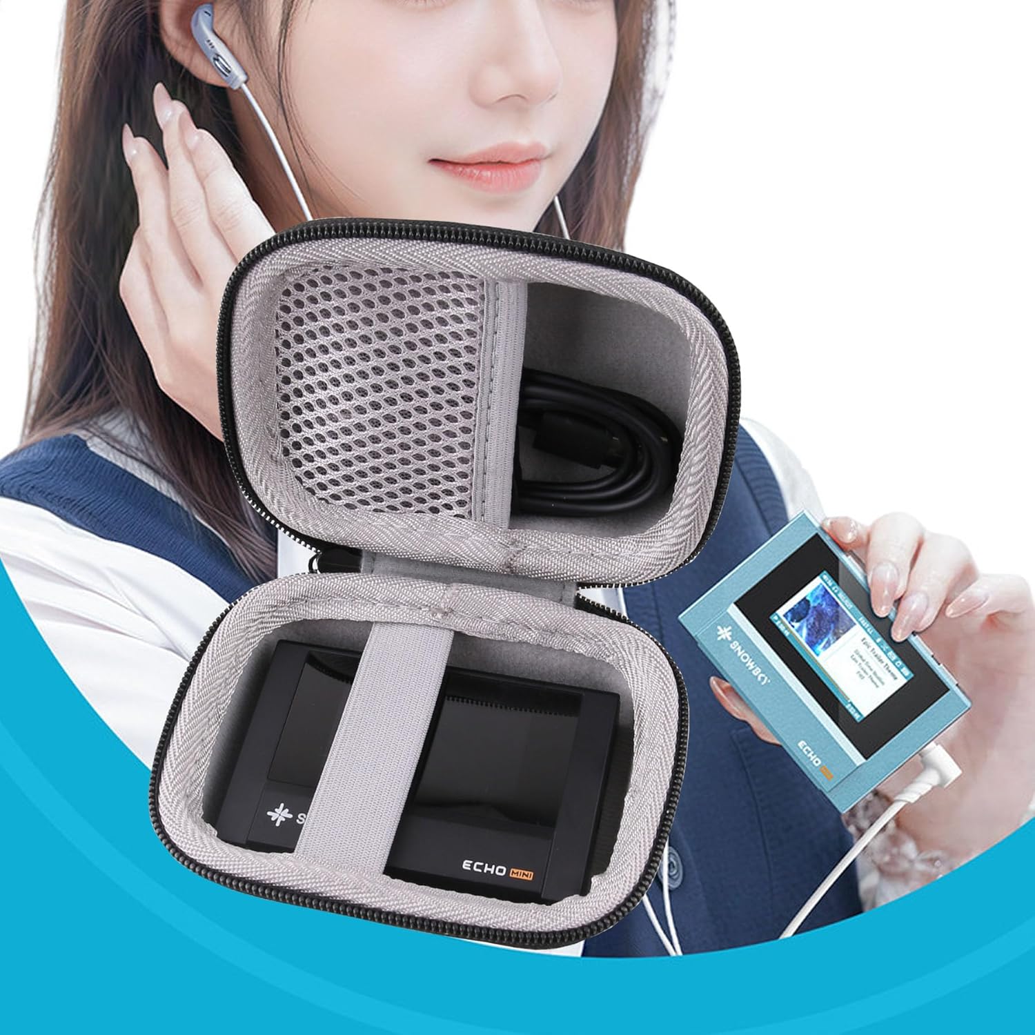 Carrying Hard EVA Case for MEC - Audio Music Player recension och pris