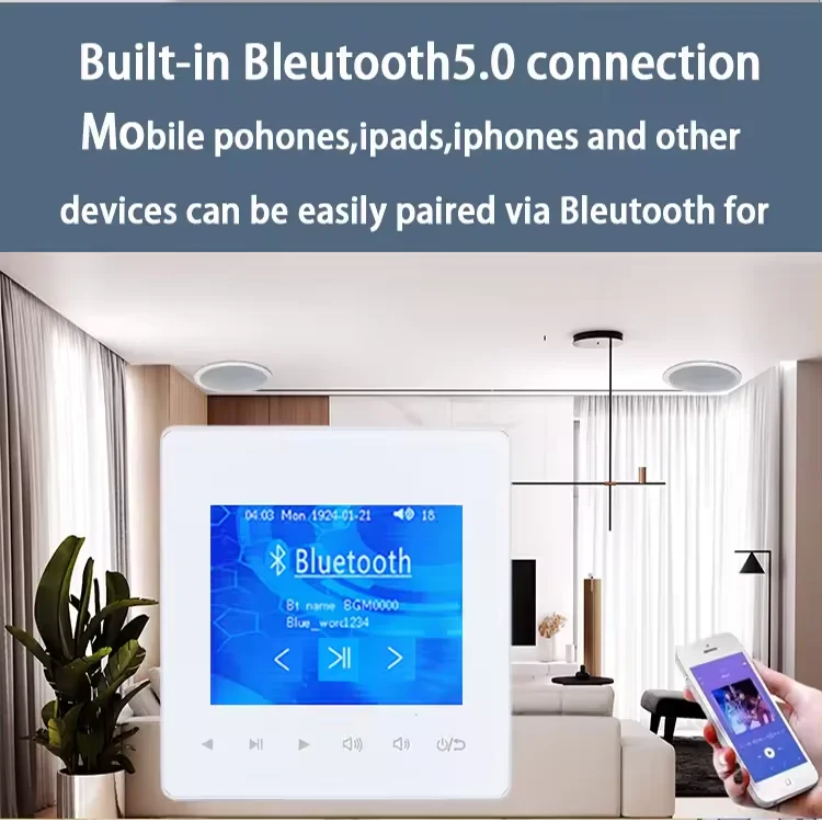 Home Bluetooth Wall Amplifier  - Audio Music System For Home recension och pris
