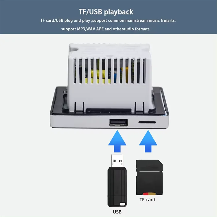 Home Bluetooth Wall Amplifier  - Audio Music System For Home recension och pris