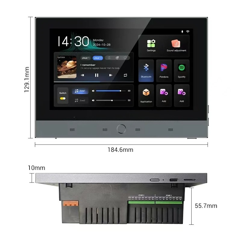 Touch Screen Remote Control Wi - Audio Music System For Home recension och pris
