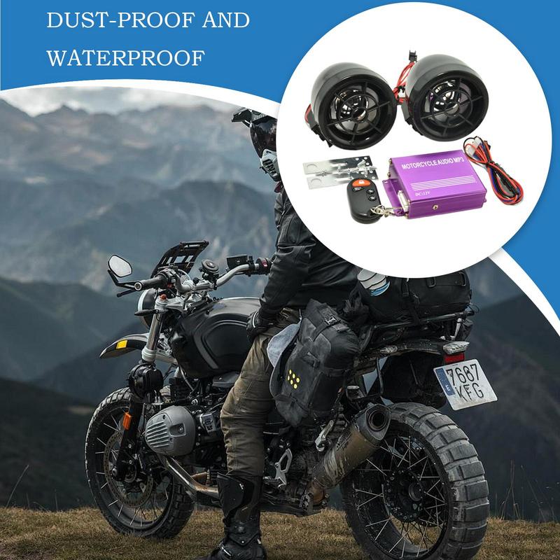 Motorcycle Bl uetooth Speaker  - Audio Music Player recension och pris