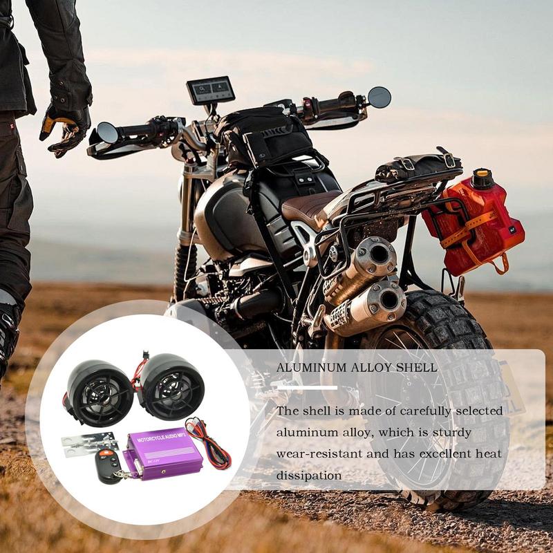 Motorcycle Bl uetooth Speaker  - Audio Music Player recension och pris