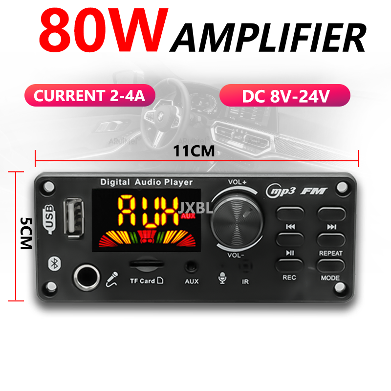 80W Bluetooth 5.0 MP3 Decoder  - Audio Music Player recension och pris
