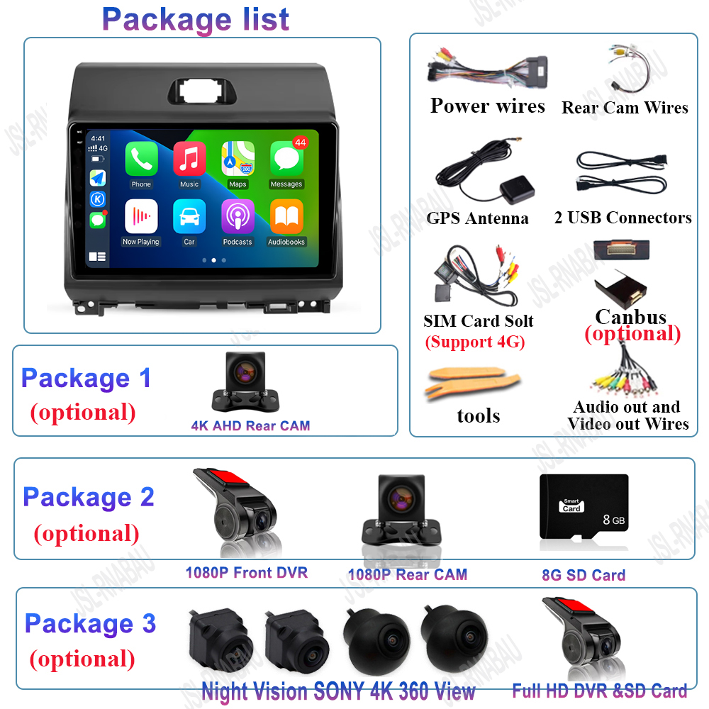 2din Car Radio Carplay Android - Audio Music Car recension och pris