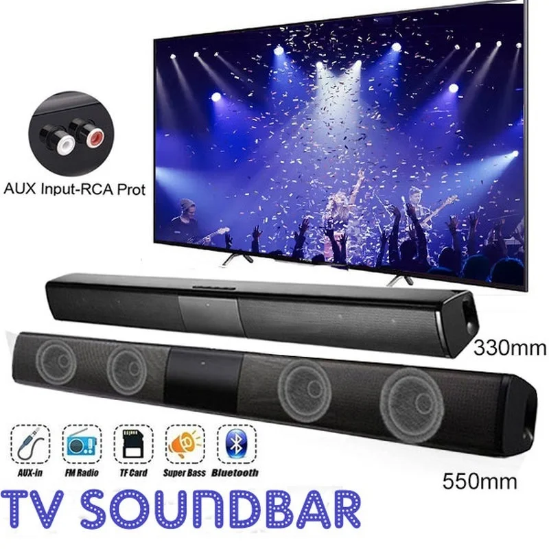 40W High Power Soundbar for TV - Audio Music System For Home recension och pris