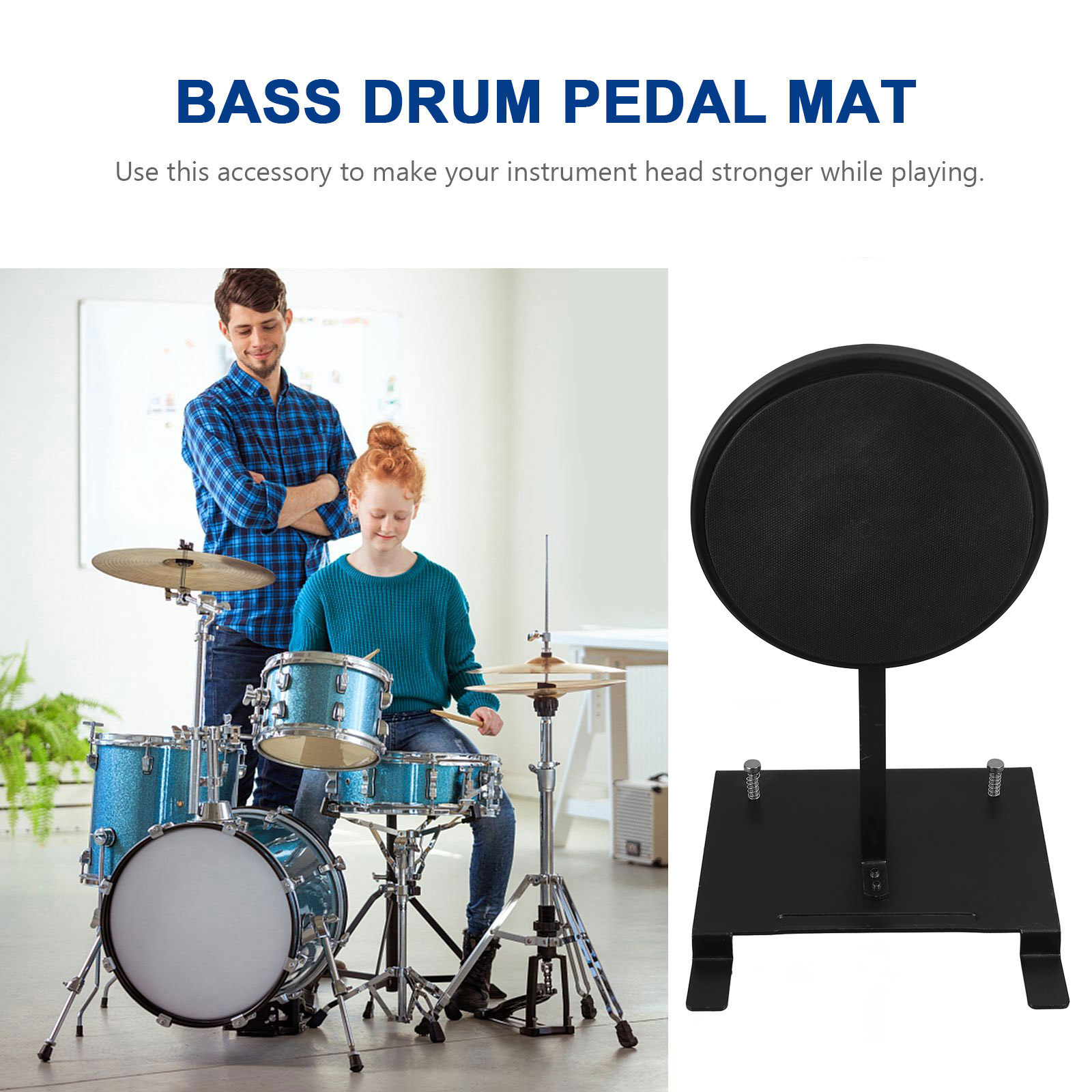 Kick Drum Pedal Practice Pad H - Drum Practice Pad recension och pris
