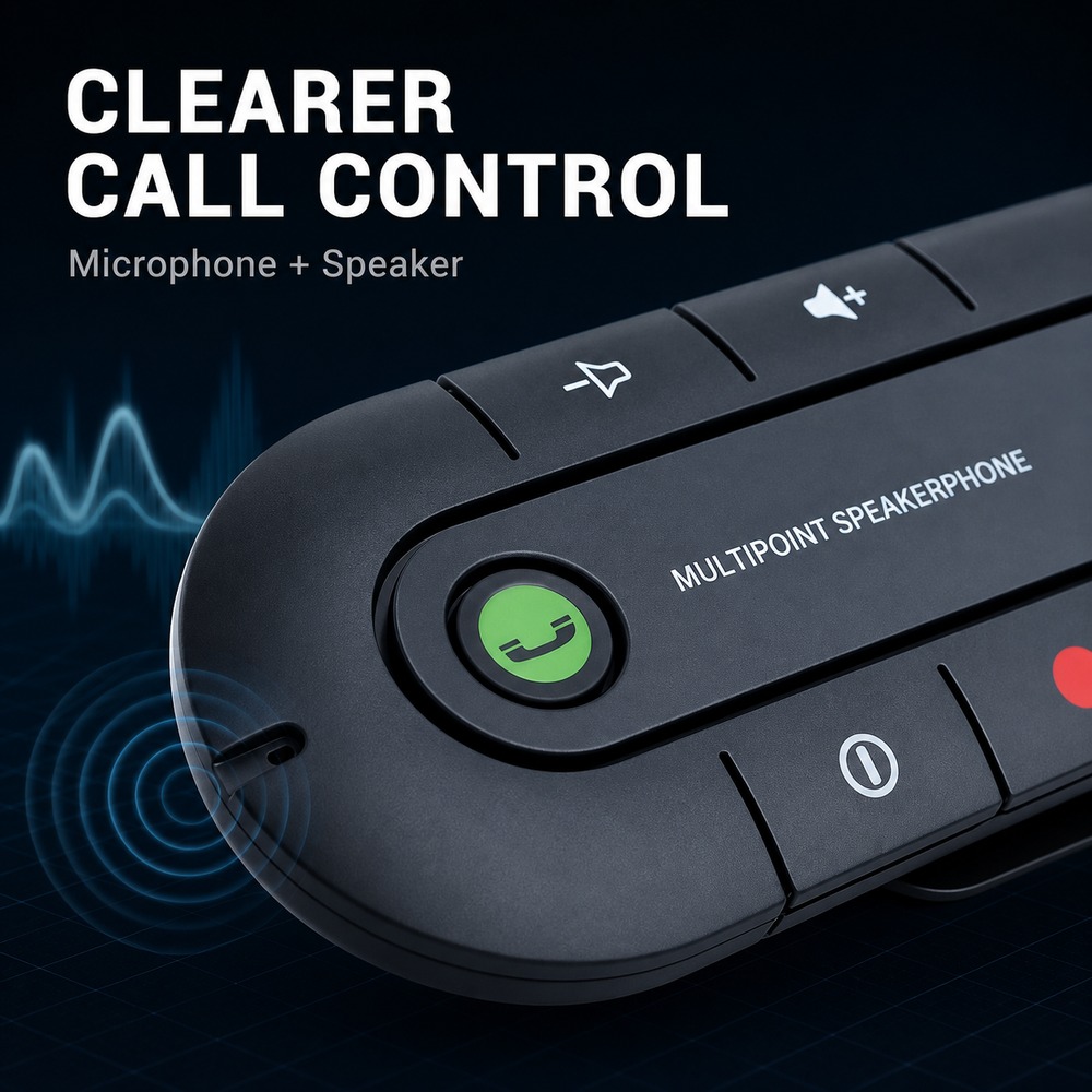 Bluetooth 4.1 Car Speakerphone - Audio Music Car recension och pris